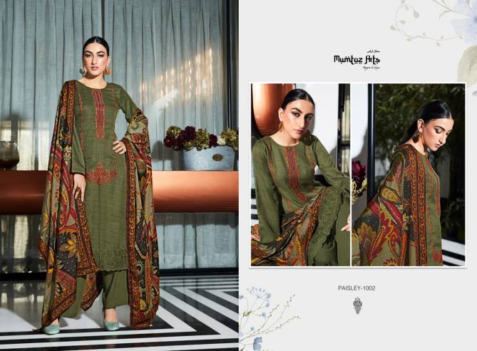 Mumtaz Paisley Shifli 1 Pashmina New Fancy Wear Designer Dress material Collection 